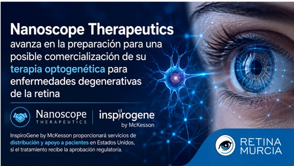 Nanoscope Therapeutics avanza en la preparación para una posible comercialización de su terapia optogenética para enfermedades degenerativas de la retina